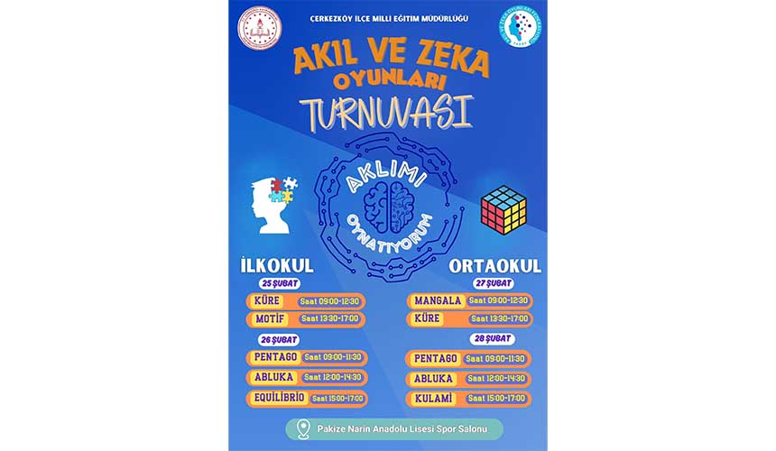 Türkiye Akıl Ve Zeka Oyunları Turnuvası 1