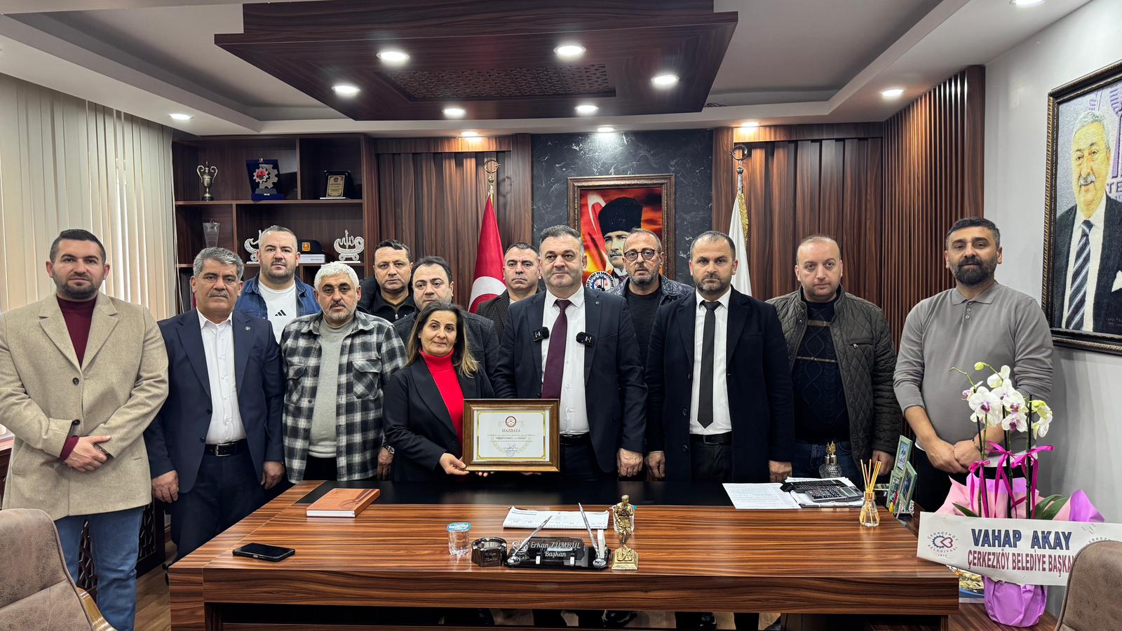 Başkan Zümbül Mazbatasını Aldı1