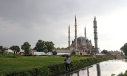 Edirne'de sağanak etkili oldu