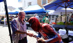 "Örümcek Adam" Kırklareli'ne geldi