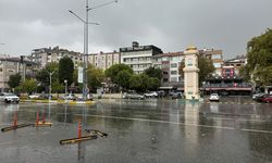 Sağanak Tekirdağ'da etkili oldu