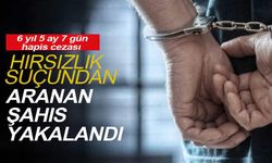 Aranan hırsızlık zanlısı yakalandı