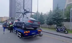 Ambulansa yol vermeyen konvoya ceza yağdı...
