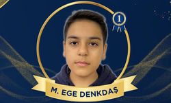 Muhammet Ege Türkiye 1.’si oldu