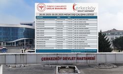 26-30 Mayıs akşam poliklinik listesi açıklandı