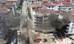 Yangında korku dolu anlar