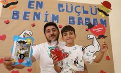 Babalar ve çocuklar gönüllerince eğlendi