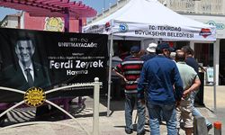 Yemekler Ferdi başkanın hayrına ikram edildi