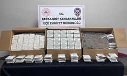 31 bin adet dolu makaron ele geçirildi