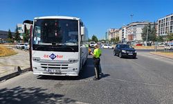 Çerkezköy’de servis minibüsleri denetlendi