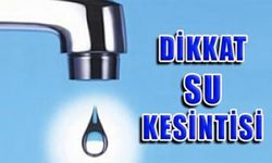 Depoda su seviyesi düştü, kesinti başladı
