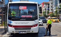 Çerkezköy’de motosiklet ve minibüsler denetlendi
