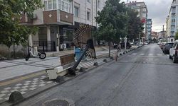 Rüzgar, yüzlerce kiloluk bankı devirdi