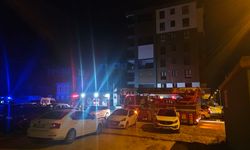 Sitenin saunasında yangın çıktı
