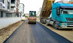 Kızılpanar’da asfalt çalışması yapıldı