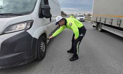 Çerkezköy’de kış lastiği denetimi yapıldı