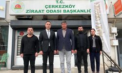 Gürcün’den Çerkezköy’deki oda başkanlarına ziyaret