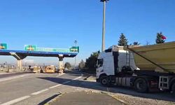 Çerkezköy gişeler trafiğe kapandı