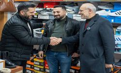 Bahar’dan esnaf ziyareti