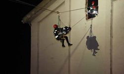 Gerçeğini aratmayan arama kurtarma tatbikatı