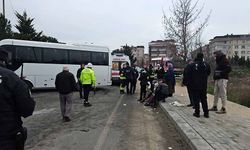 İşçi servisleri kafa kafaya çarpıştı:19 yaralı