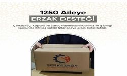 Çerkezköy TSO’dan 1.250 aileye erzak desteği