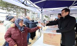 Berat Kandili dolmayışıyla kandil simidi dağıtıldı