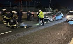 Otomobilin önüne atladı