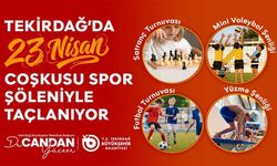 Tekirdağ’da 23 Nisan coşkusu spor şöleniyle taçlanıyor