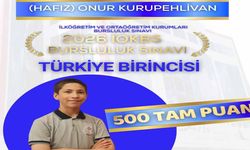 500 tam puanla Türkiye birincisi oldu