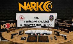 Tekirdağ'da narkotik operasyonlarda 13 tutuklama