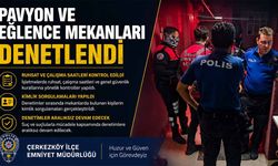 Pavyon ve eğlence mekanları denetlendi