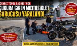 Yeni aldığı motosikleti ile yaptığı kazada yaralandı