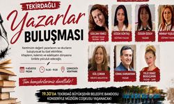 Tekirdağlı yazarlar Çerkezköy'de okurlarıyla buluşacak