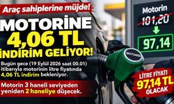 Motorine indirim geliyor!