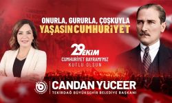 Candan Başkan'dan Cumhuriyet Bayramı mesaji