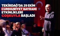 TEKİRDAĞ’DA 29 EKİM CUMHURİYET BAYRAMI ETKİNLİKLERİ COŞKUYLA BAŞLADI
