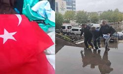 Türk bayraklarını çöpe atan kişi gözaltına