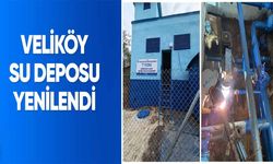 Veliköy su deposu yenilendi