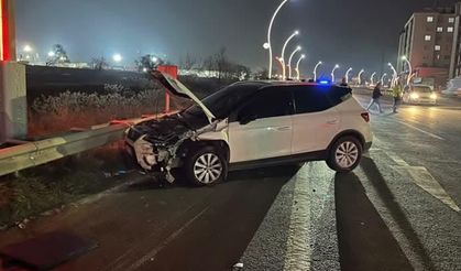 Çerkezköy’de 2 otomobil çarpıştı: 3 yaralı