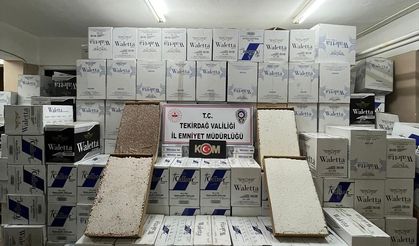4 milyon 456 bin 90 makaron ele geçirildi
