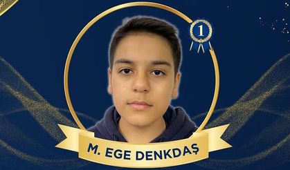 Muhammet Ege Türkiye 1.’si oldu