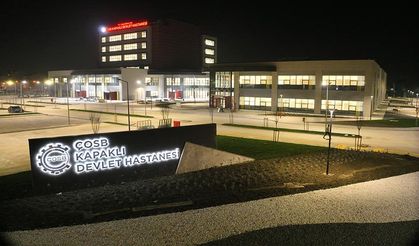 ÇOSB, Kapaklı Devlet Hastanesini teslim etti