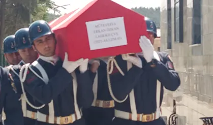 Jandarma Astsubay Erkan Özkan'a son görev