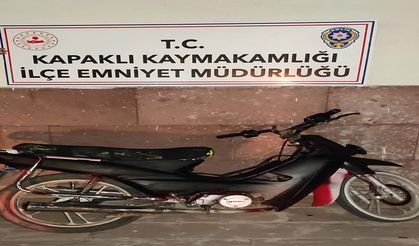 Motosiklet hırsızı yakalandı