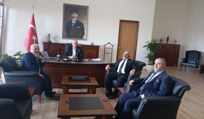 Saadet Partisi'nden Kaymakam Günlü'ye ziyaret