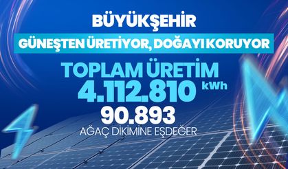 4 milyon 112 bin 810 kWh enerji elde edildi