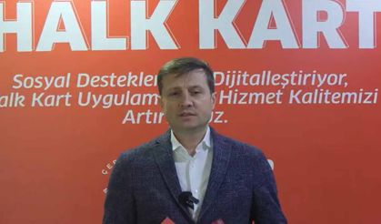 Koli yardımı yerine Halk Kart ile alışveriş imkanı