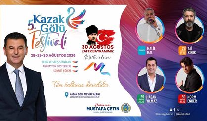 Kapaklı’da Kazak Gölü Festivali heyecanı başlıyor