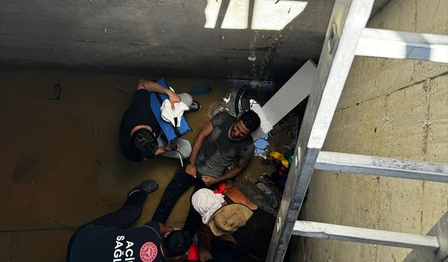 İşçi fabrika bahçesindeki su kuyusuna düştü